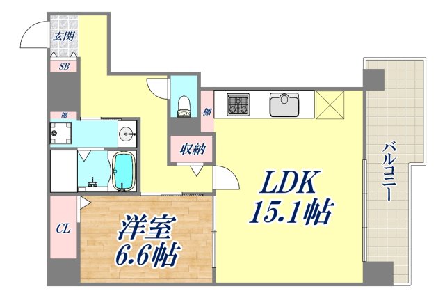 14階の間取り図