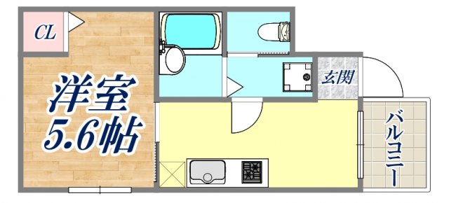 1階の間取り図