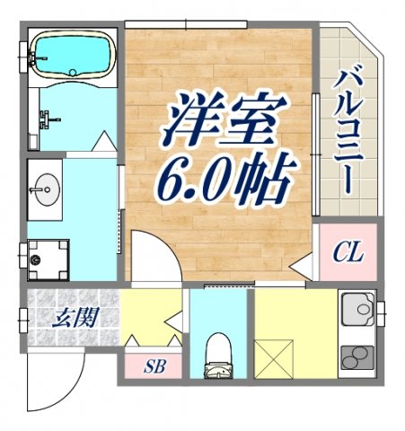 1階の間取り図