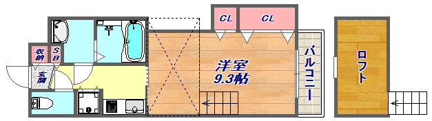 3階の間取り図
