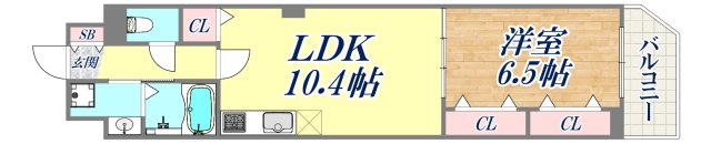 1階の間取り図