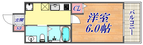 9階の間取り図