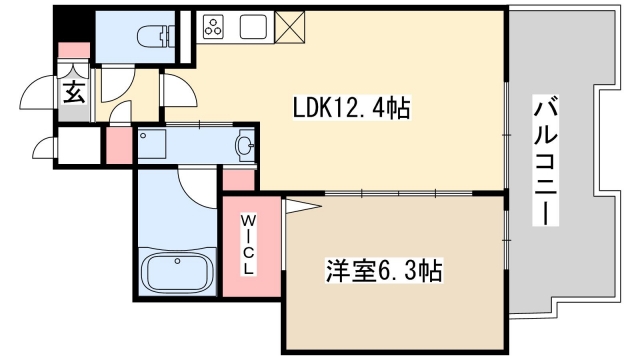 8階の間取り図