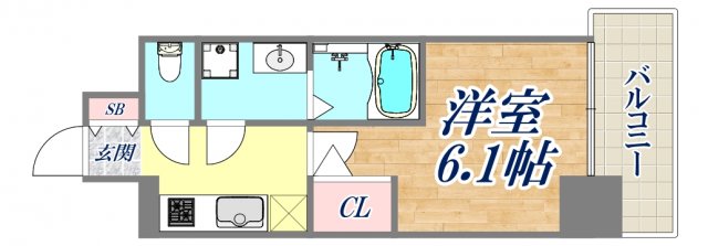 9階の間取り図