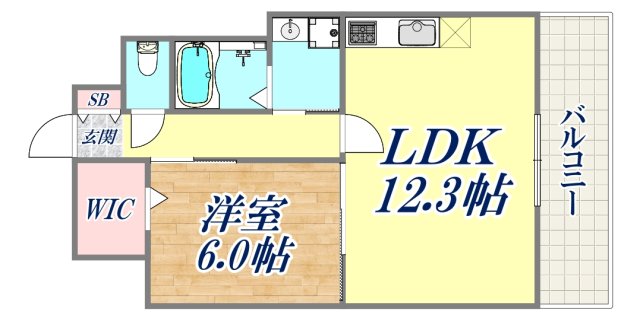 7階の間取り図