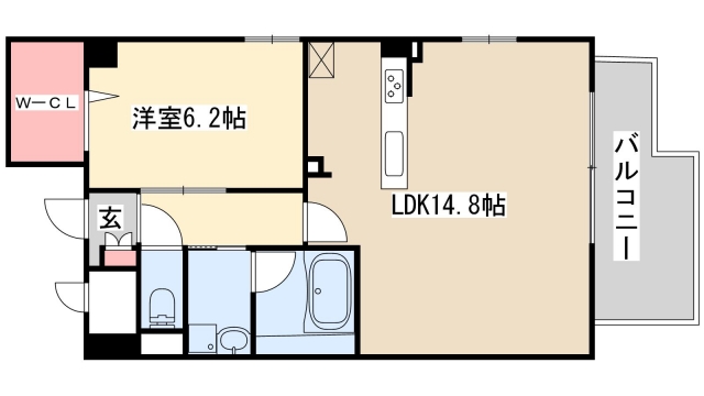 6階の間取り図