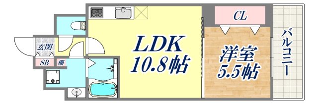 13階の間取り図