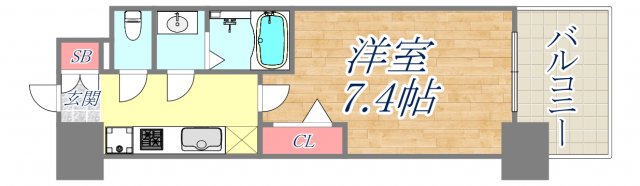 5階の間取り図