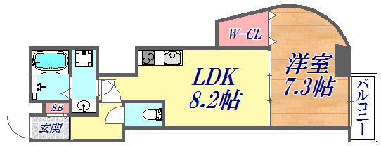 3階の間取り図