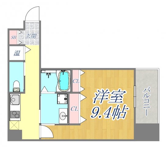6階の間取り図
