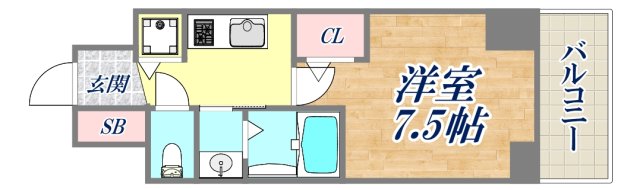 5階の間取り図