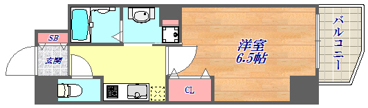 7階の間取り図