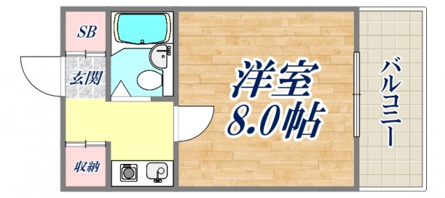 9階の間取り図