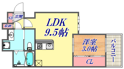 6階の間取り図