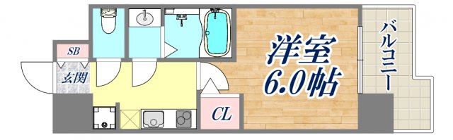 2階の間取り図