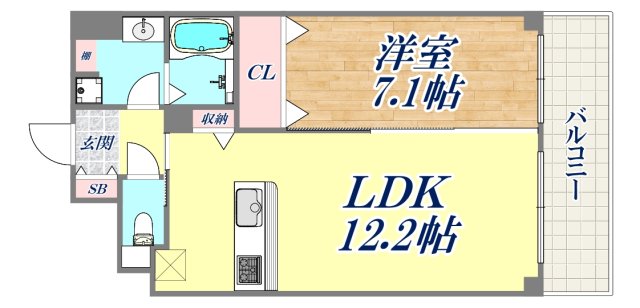 5階の間取り図
