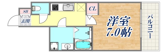 2階の間取り図
