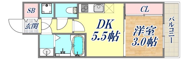 11階の間取り図