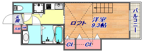 3階の間取り図