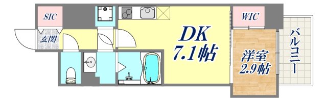 9階の間取り図