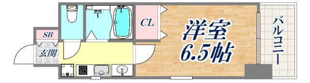 6階の間取り図