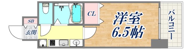 8階の間取り図