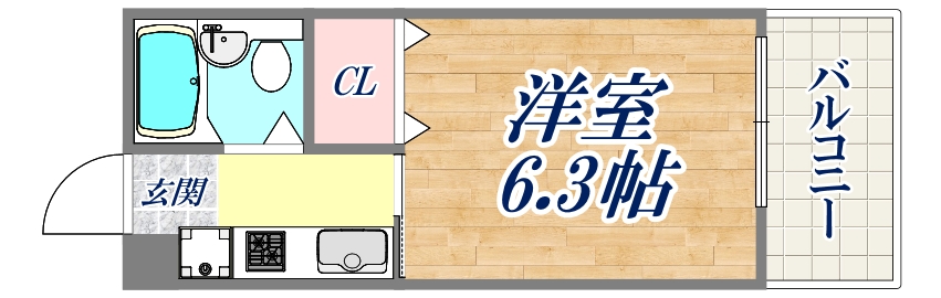 2階の間取り図