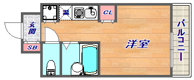 1階の間取り図