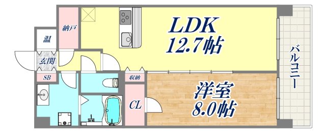 9階の間取り図