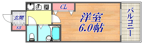 5階の間取り図