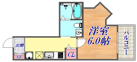 5階の間取り図