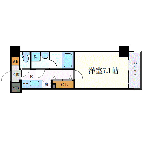 5階の間取り図