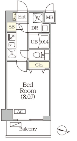 5階の間取り図