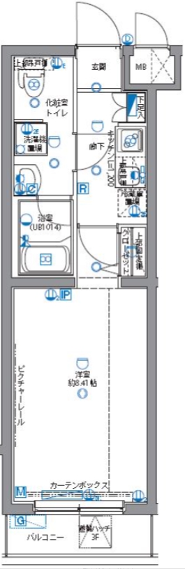 2階の間取り図