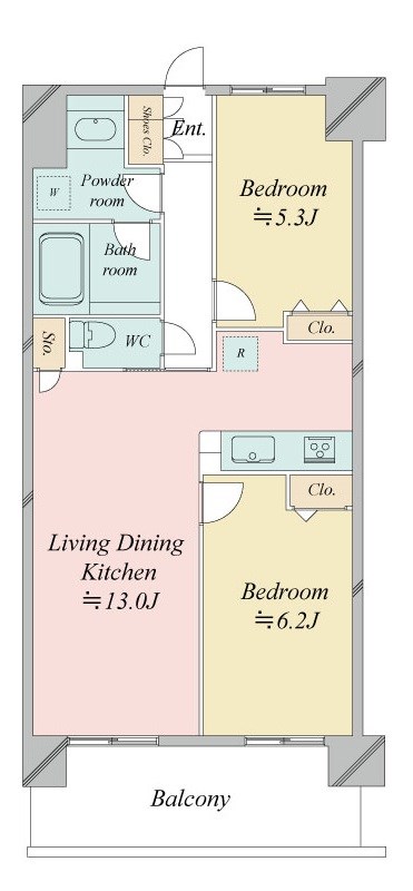 8階の間取り図