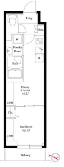 4階の間取り図
