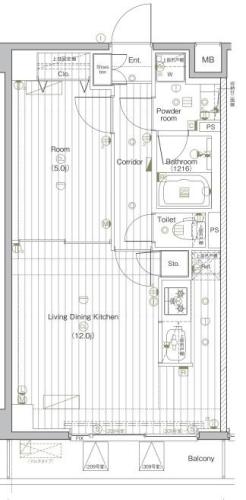 1階の間取り図