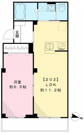 2階の間取り図