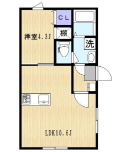 2階の間取り図