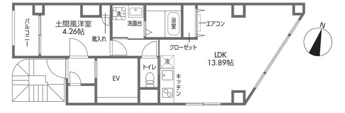 6階の間取り図