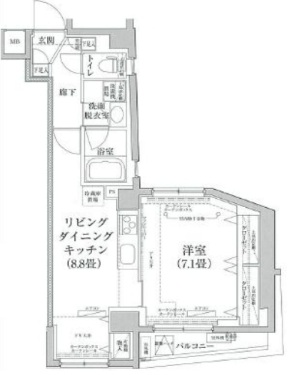 7階の間取り図
