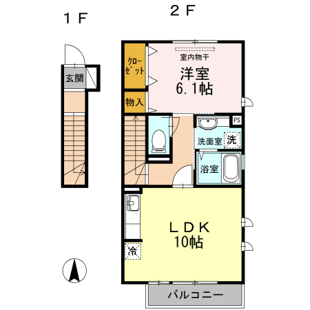 使いやすい間取り☆