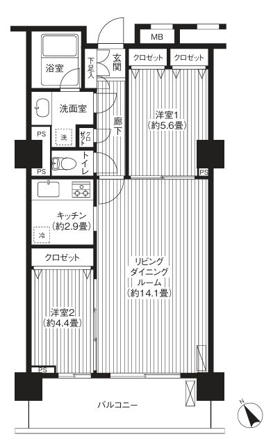 使いやすい間取り♪