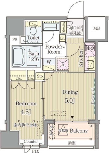 ☆使いやすい1DKの間取り☆