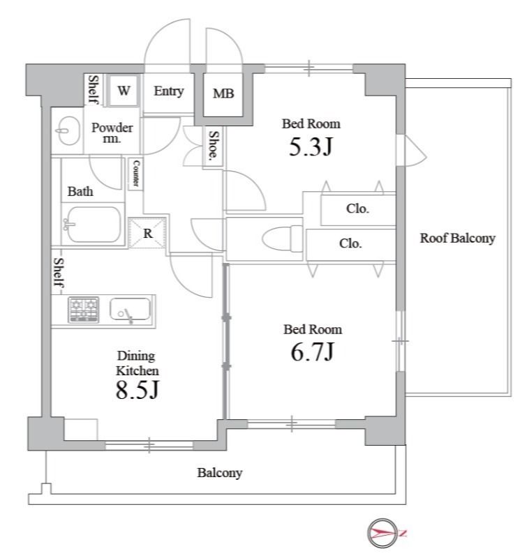使いやすい間取り☆