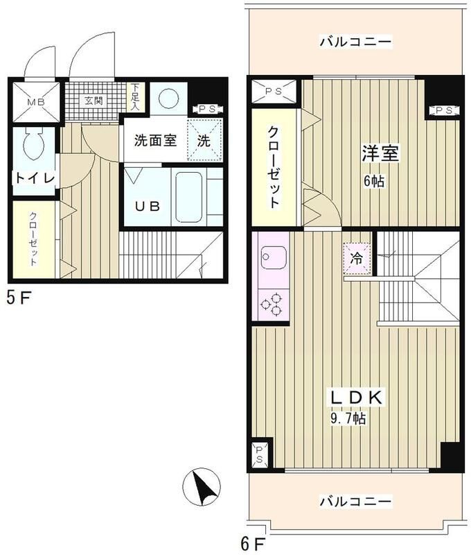 ☆使いやすいメゾネットタイプです♪☆