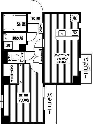 11階の間取り図