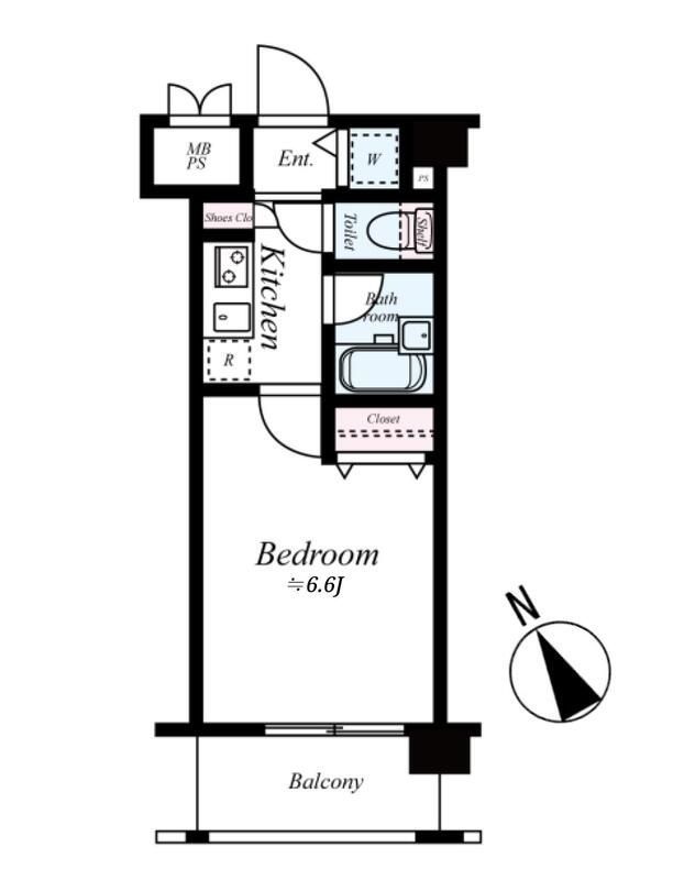 6階の間取り図