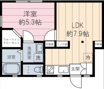 2階の間取り図