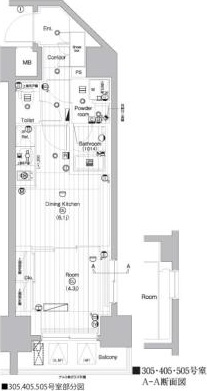 3階の間取り図
